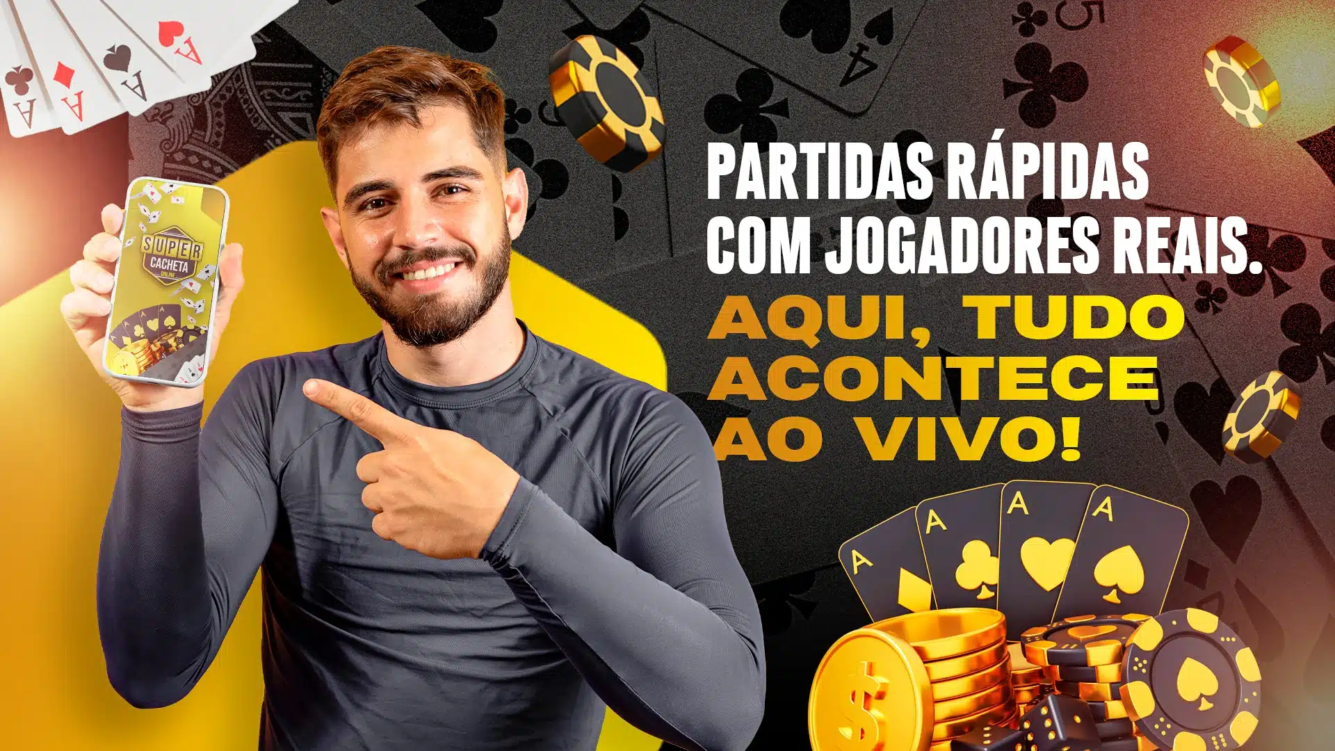 Os jesuítas ensinaram, os bandeirantes espalharam, e nós botamos o Truco no seu bolso. Só falta você jogar!
